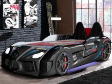 Детская кровать машина MUSVENUS AUDI black 190х90 см